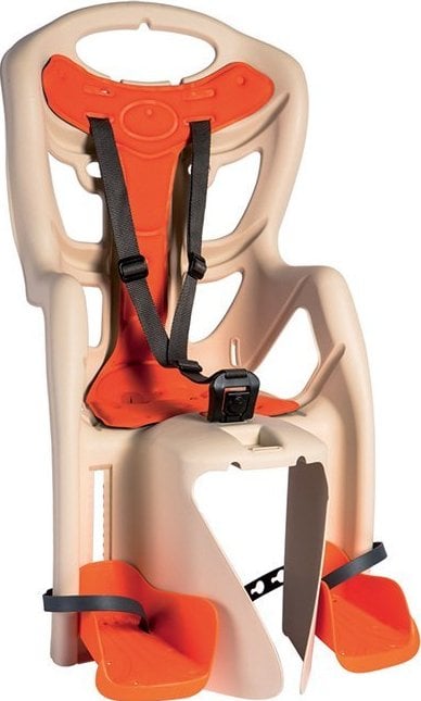 Çocuk Taşıyıcı Bisiklet Koltuğu Kadro Bağlantılı Krem-Kahve  Bellelli Pepe