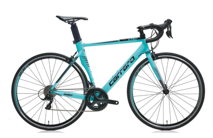 Carraro Race 042 Aero 18 Vites 28 Jant Yol Bisikleti 54 cm Turkuaz-Antrasit-Siyah