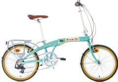 Bianchi New Vintage 20 Jant Katlanır Bisiklet Celeste