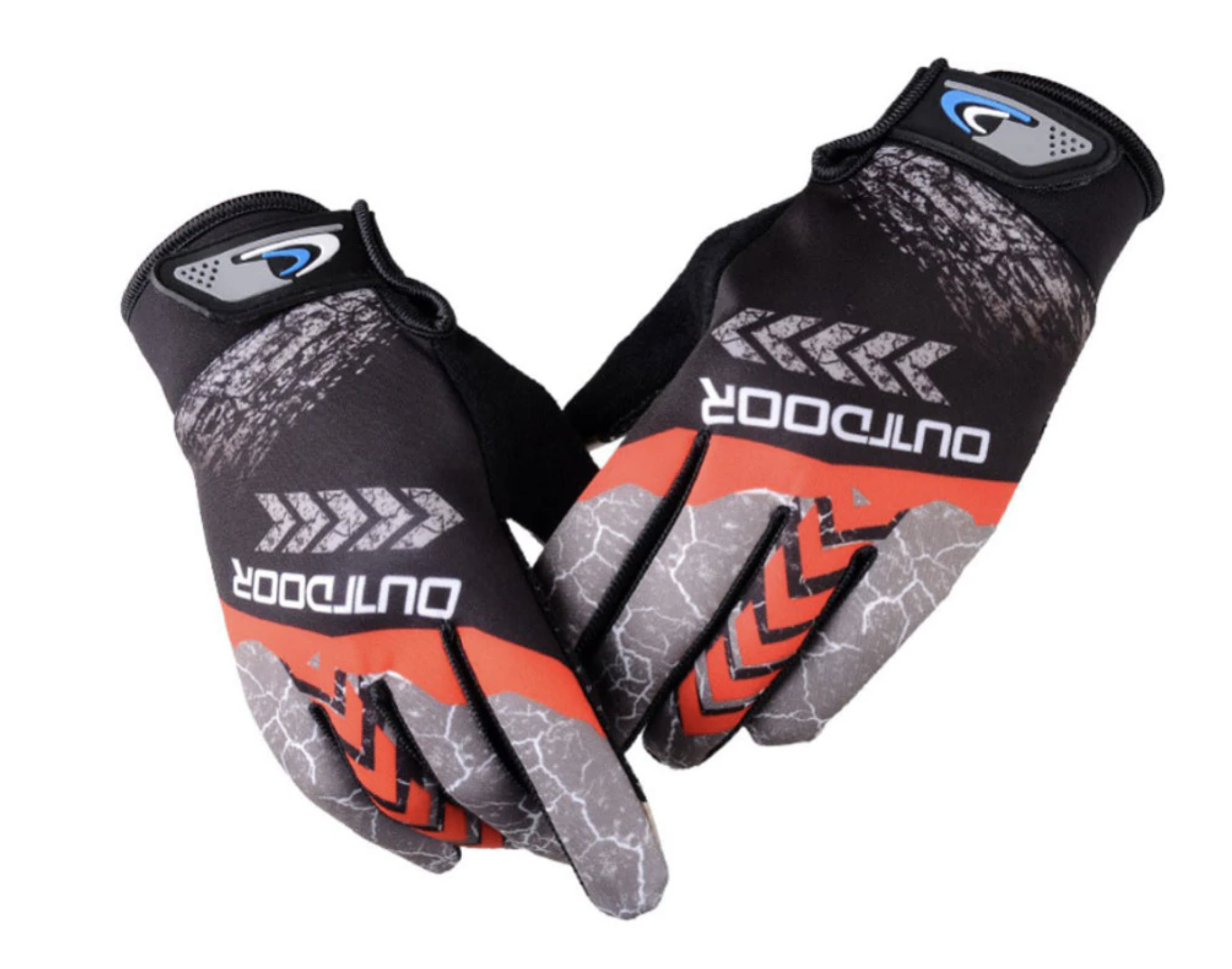 Eldiven Uzun Parmak Likralı Kırmızı