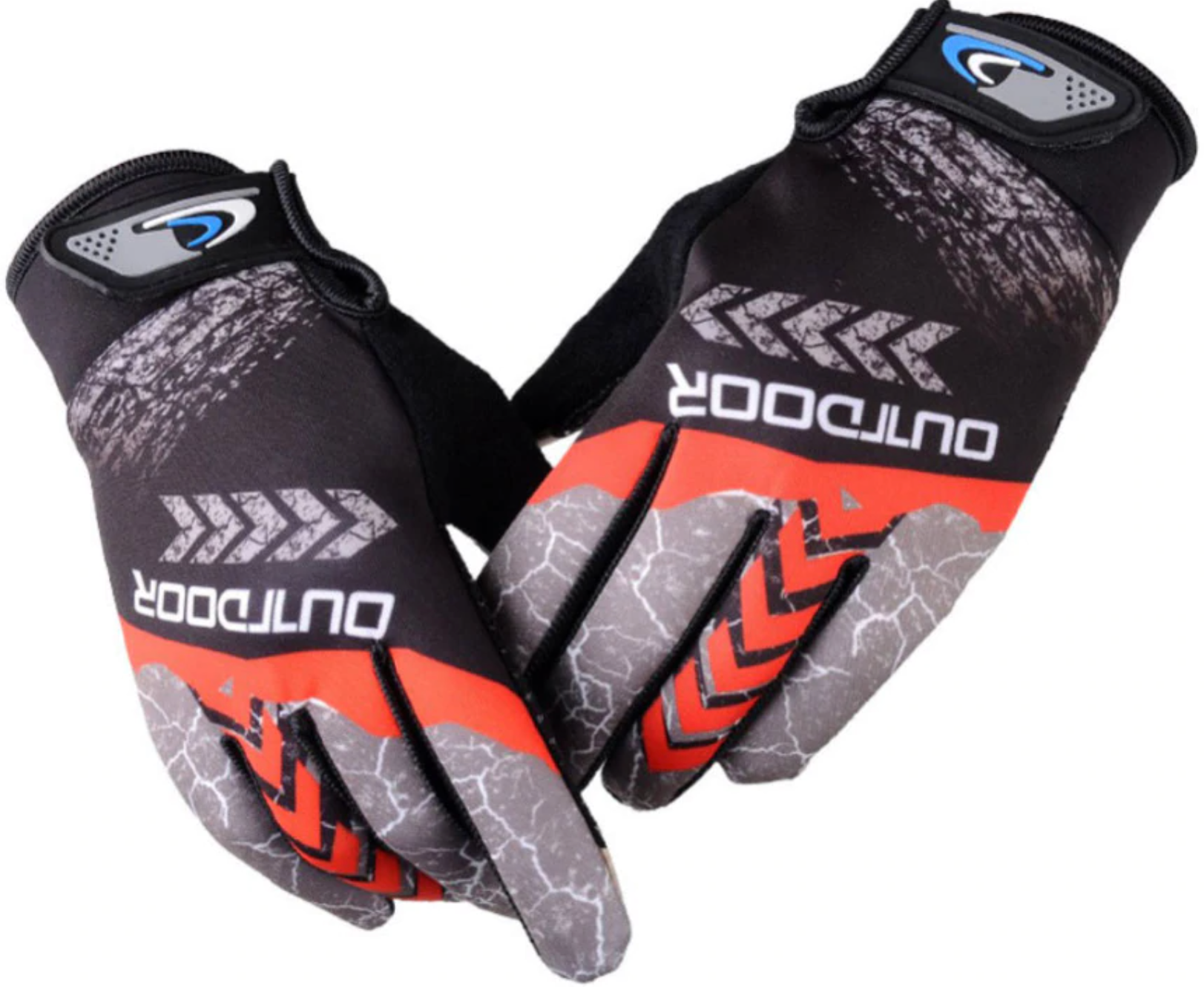 Eldiven Uzun Parmak Likralı Kırmızı