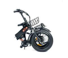 Alba Fold 3 Fatbike Katlanır 20 Jant Elektrikli Bisiklet Siyah