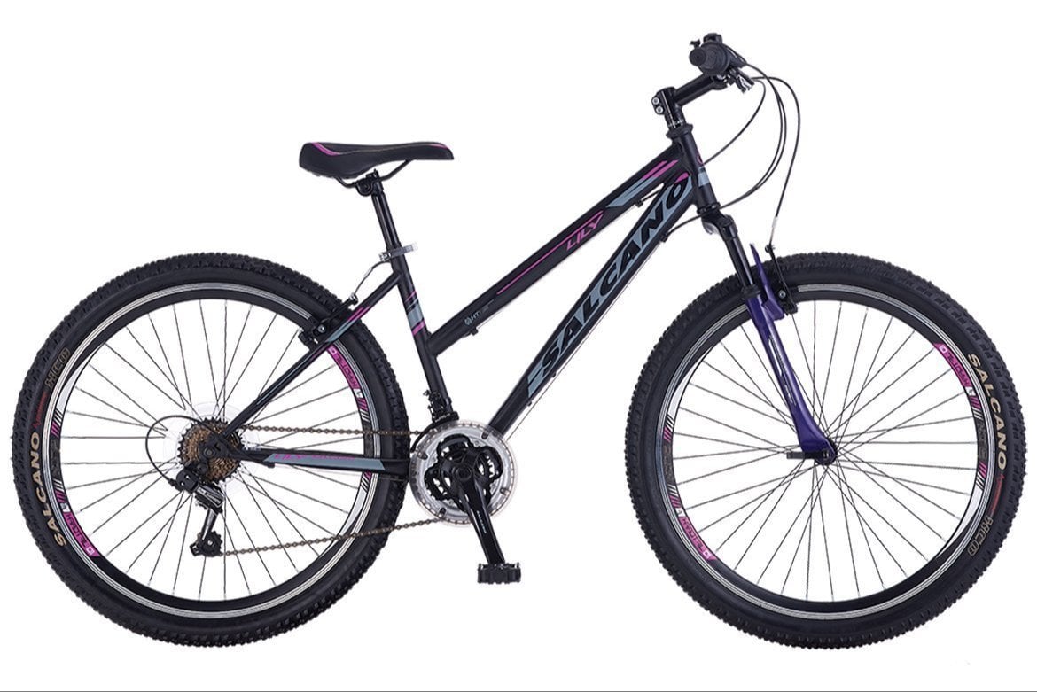 Salcano Lily V Fren 26 Jant Dağ Bisikleti Turkuaz-Mor