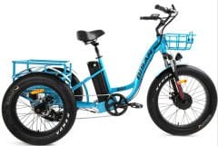 Bisan Bully Fatbike Elektrikli Kargo Bisikleti Mavi