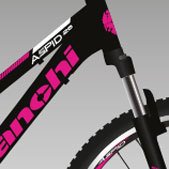 Bianchi Aspid 26 Kadın Dağ Bisikleti Mat Siyah-Fuşya/Beyaz