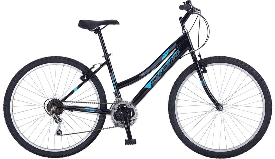 Salcano Excel Lady 26 Jant Dağ Bisikleti Siyah - Kırmızı