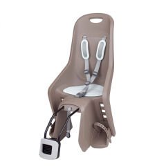 Ön Çocuk Taşıyıcı Bisiklet Koltuğu Polisport Bubbly Maxi Plus FF Kahverengi