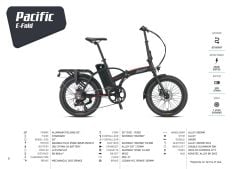 Loop Pacific 20 Jant Elektrikli Katlanır Bisiklet Siyah-Neon Sarı