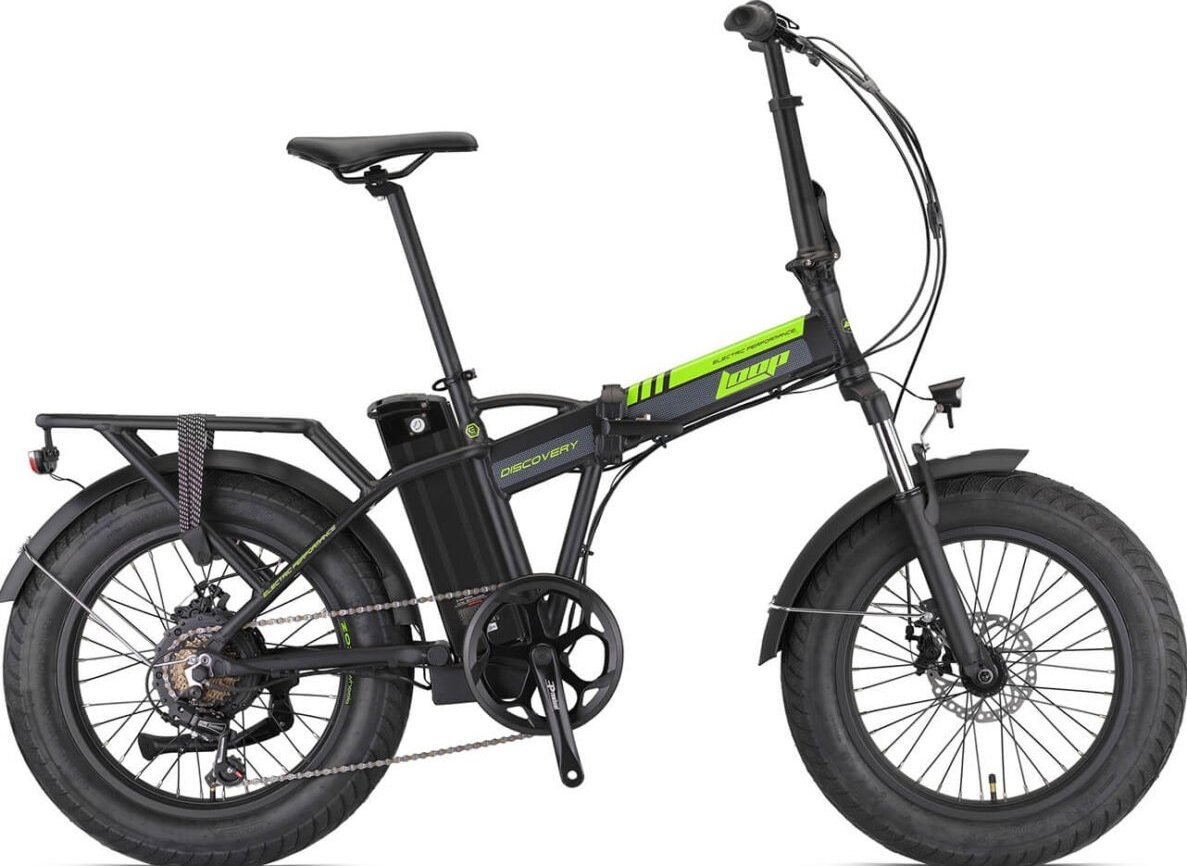 Loop Discovery 20 Jant Elektrikli Dağ Bisikleti Mat Siyah-Neon Sarı/Füme