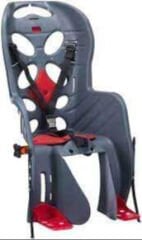 Çocuk Taşıyıcı Bisiklet Koltuğu Bagaj Bağlantılı Antrasit-Kırmızı HTP