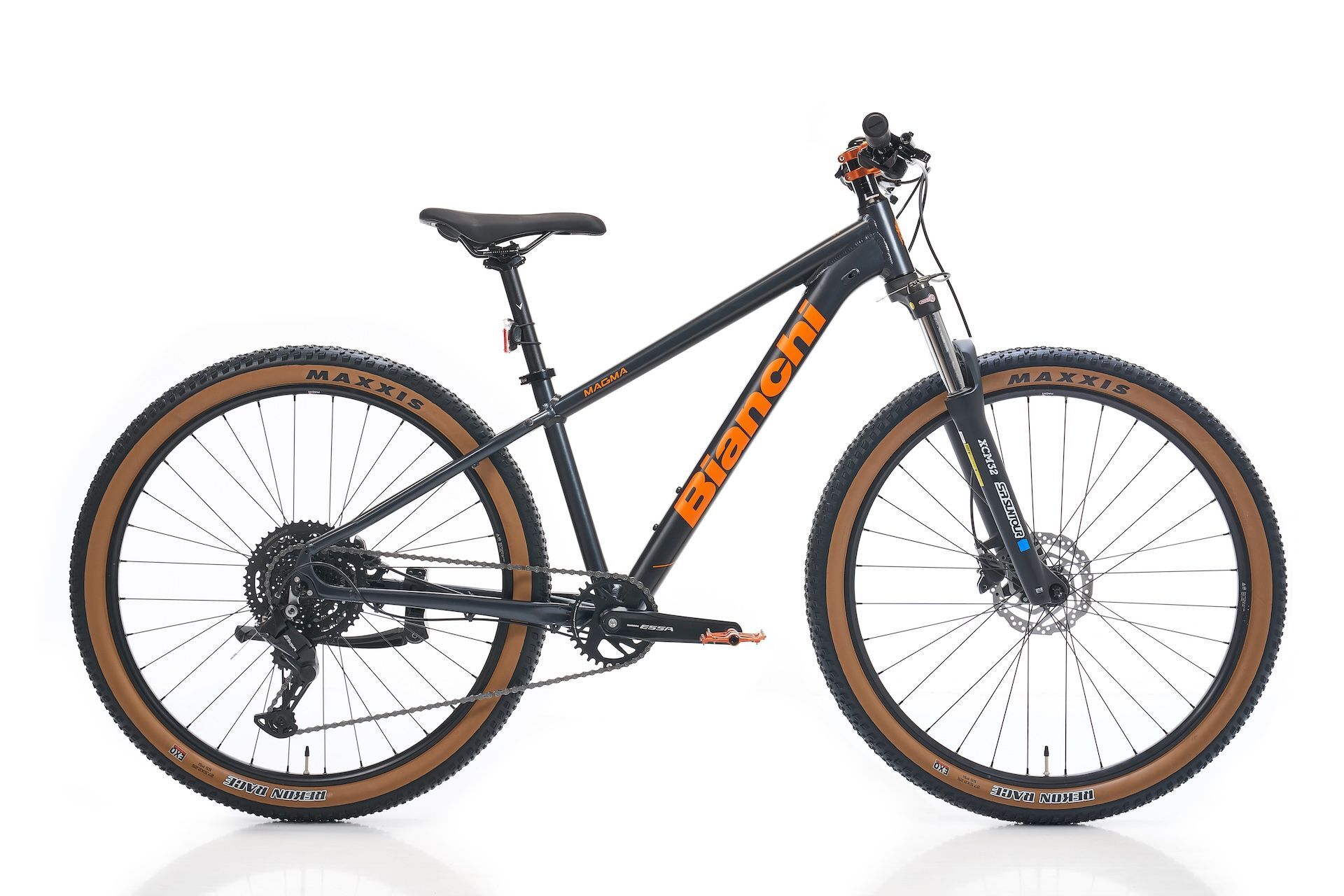 Bianchi Magma Hidrolik Fren 8 Vites Essa 27.5 Jant Dağ Bisikleti Siyah-Turuncu 38 cm
