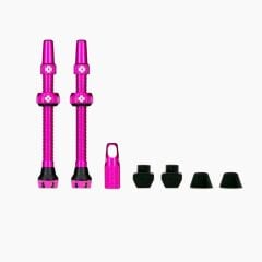 Tubeless Valf V2 60 mm Muc-Off Pembe