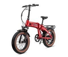 Loop Armour 20 Kolon Jant Katlanır Elektrikli Bisiklet Kırmızı