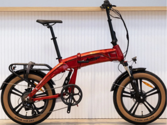 Loop Armour 20 Kolon Jant Katlanır Elektrikli Bisiklet Kırmızı