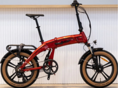 Loop Armour 20 Kolon Jant Katlanır Elektrikli Bisiklet Kırmızı