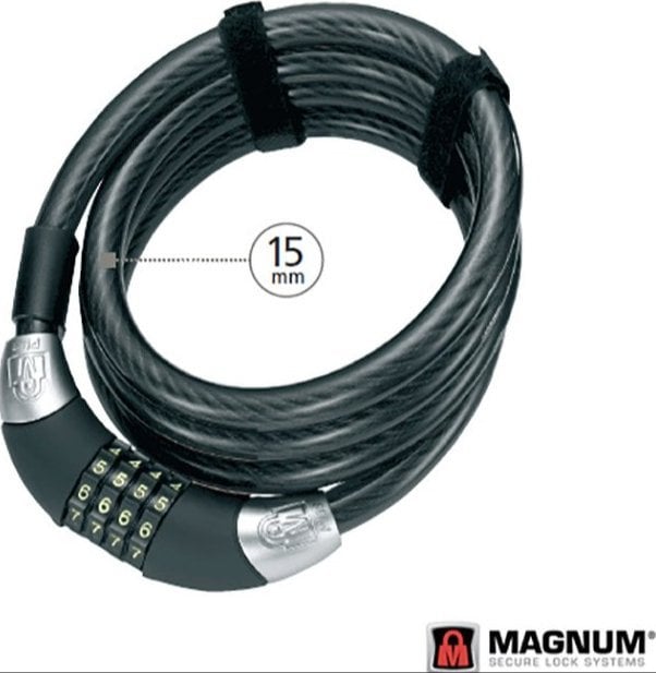 Kilit Magnum Spiral  15x1850, Şifreli, 3042