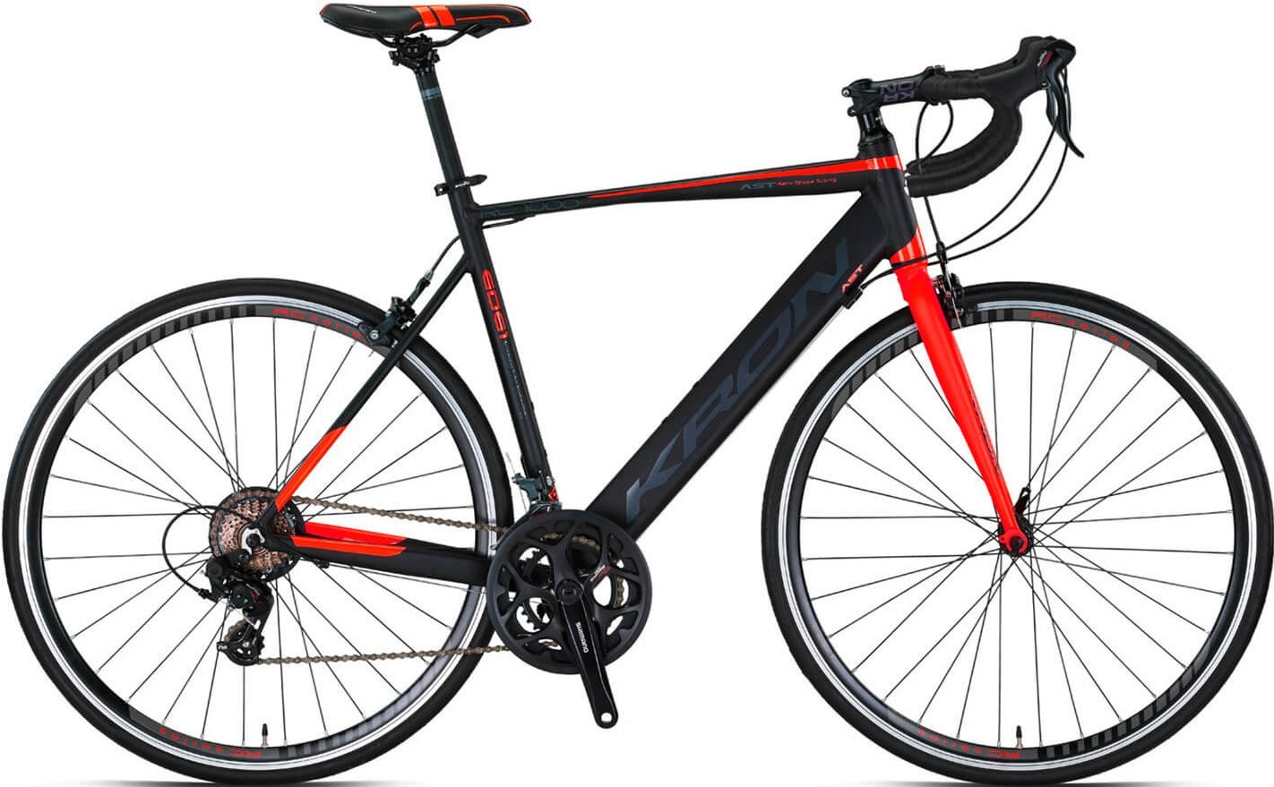 Kron RC 1000 28 Jant Yol Bisikleti Mat Siyah-Kırmızı 56 cm