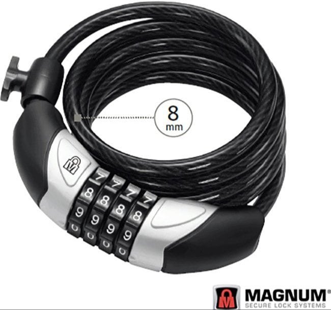 Kilit Magnum Spiral 8x1800 Şifreli 3112