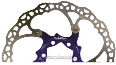 Rotor 160 mm Two Piece Moai Allıgator Mavi