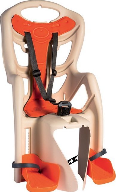 Çocuk Taşıyıcı Bisiklet Koltuğu Bagaj Bağlantılı Krem-Kahve  Bellelli Pepe