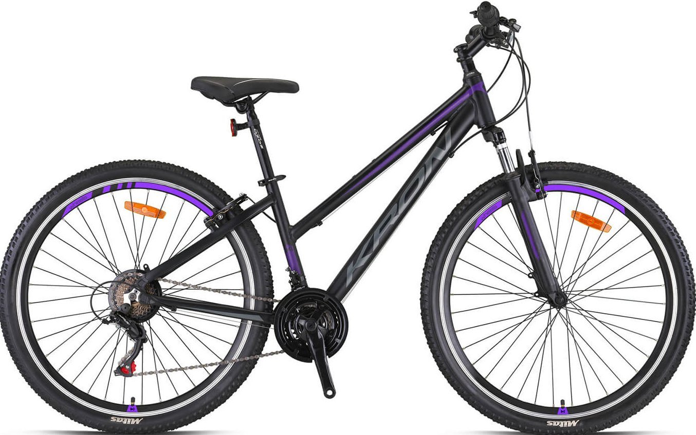 Kron XC 75 Lady 27.5 Jant Dağ Bisikleti Mat Siyah-Füme/Mor 38 cm