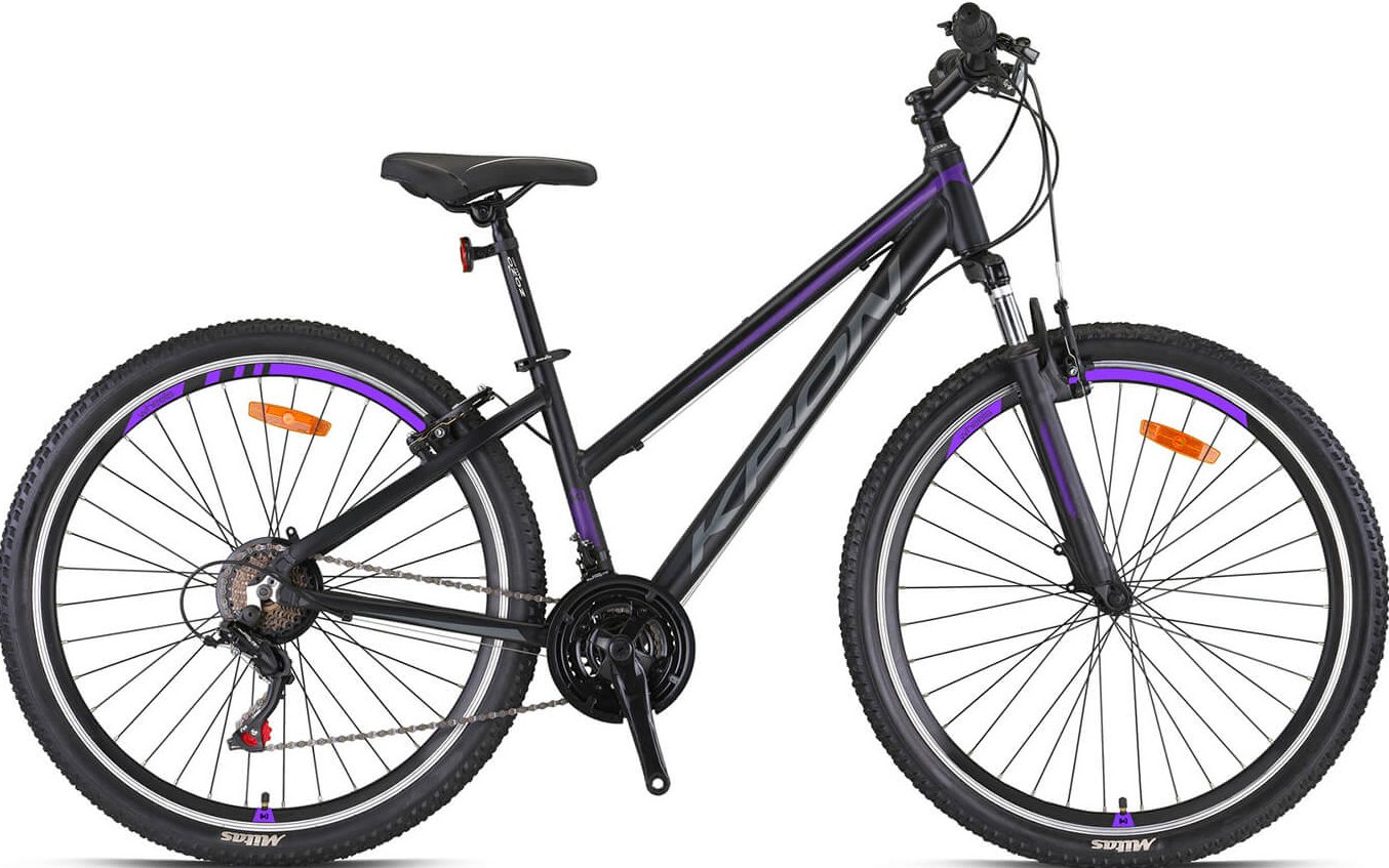 Kron XC 75 Lady 27.5 Jant Dağ Bisikleti Mat Siyah-Füme/Mor 38 cm
