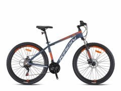 Kron XC 75 27.5 Jant Mekanik Disk Dağ Bisikleti Mat Gri-Neon Turuncu 43 cm