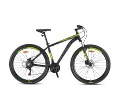 Kron XC 75 27.5 Jant Mekanik Disk Dağ Bisikleti Mat Siyah-Neon Sarı/Füme 48 cm