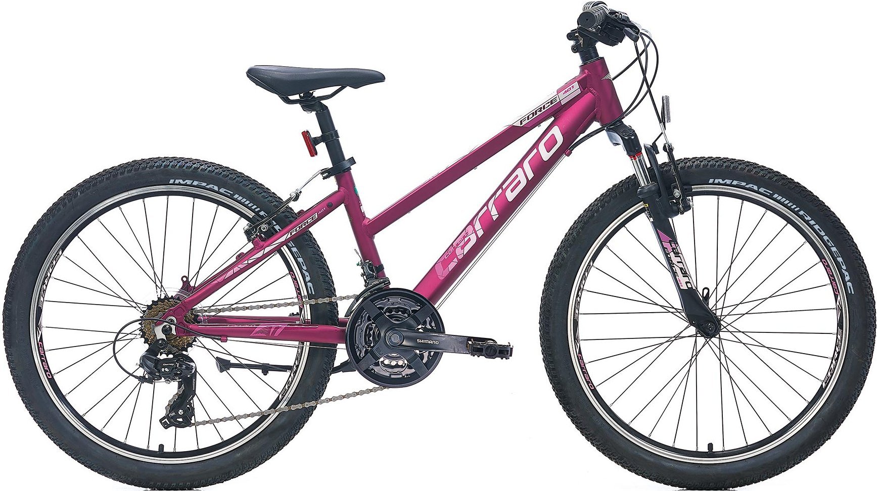 Carraro Force 401 21 Vites 24 Jant Dağ Bisikleti Siyah-Fuşya