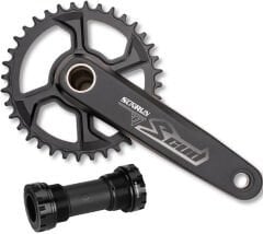 Aynakol Tek Yaprak 34T 170 mm Hollowtech Göbek Sunrun