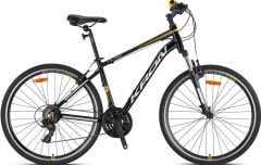 Kron TX100 28 Jant Trekking Bisiklet Siyah-Gri/Sarı 46 cm