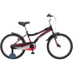 Salcano Attack 20 Jant  Çocuk Bisikleti Siyah-Kırmızı/Gri
