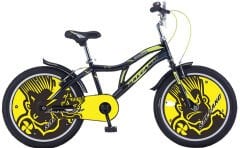 Salcano BadBoy 20 Jant Erkek Çocuk Bisikleti Siyah Yeşil Beyaz