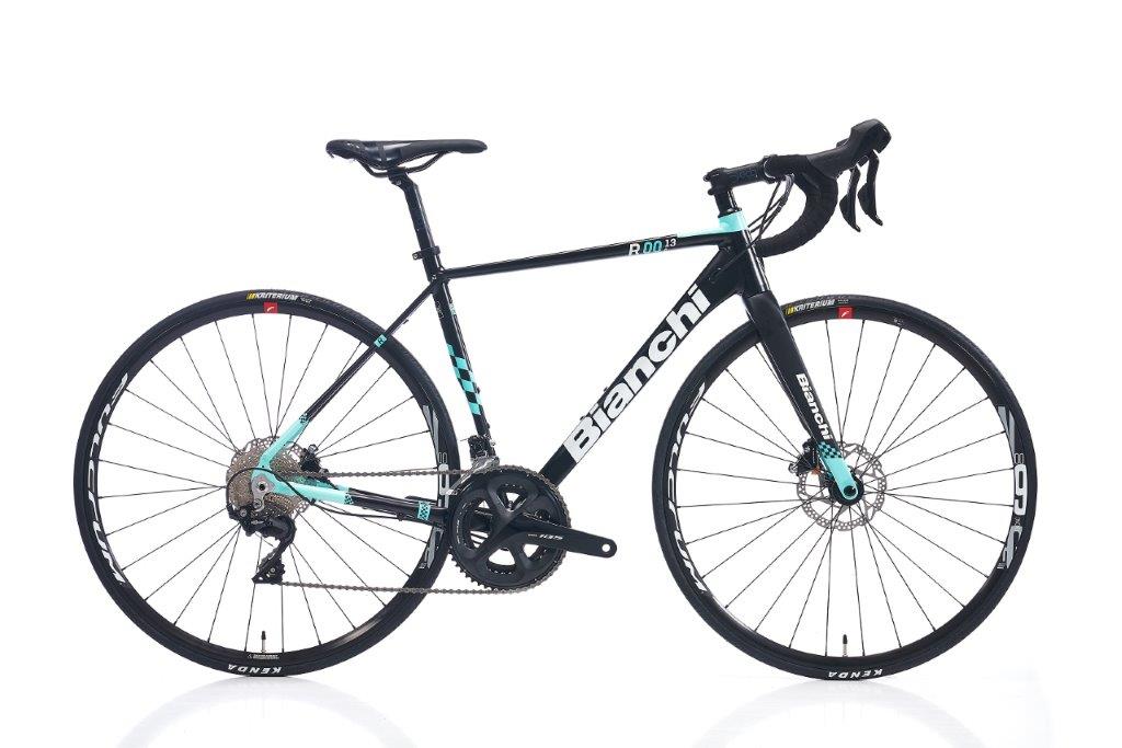 Bianchi R0013-D Disk Fren 24 Vites Yol Bisikleti Siyah-Celeste 53 Cm