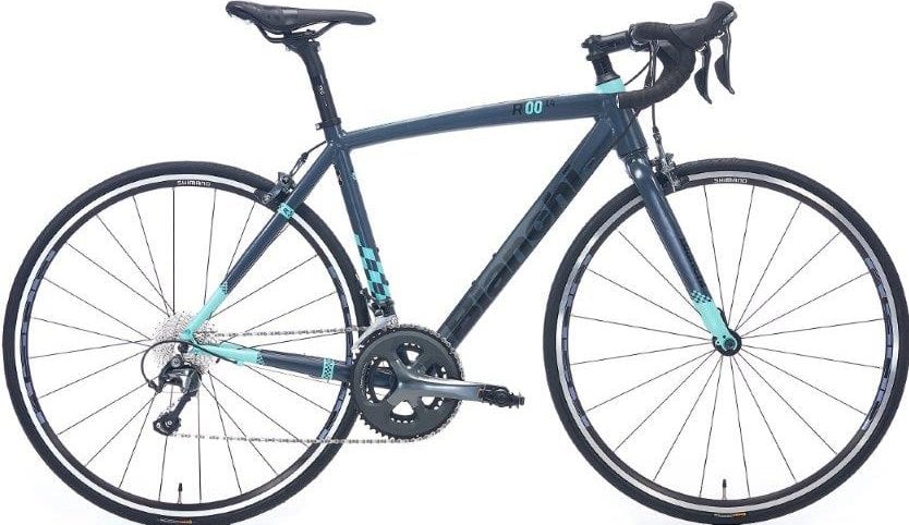 Bianchi R0014 20 Vites Yol Bisikleti Dark Grey-Celeste 50 cm
