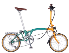 Dahon Lunden 16 Jant Katlanır Bisiklet Turuncu-Mavi