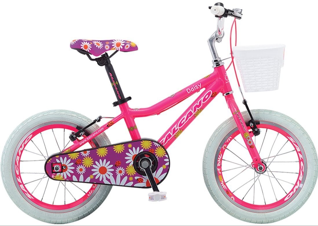 Salcano Daisy 16 Jant Kız Çocuk Bisikleti Pembe-Beyaz
