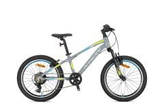 Kron XC75 20 Jant Mekanik Disk Erkek Çocuk Bisikleti Nardo Gri-Neon Sarı