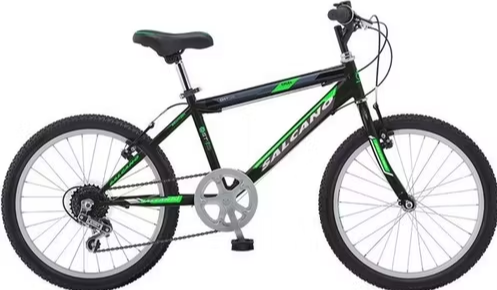 Salcano Excel 20 Jant Erkek Çocuk Bisikleti Siyah-Yeşil