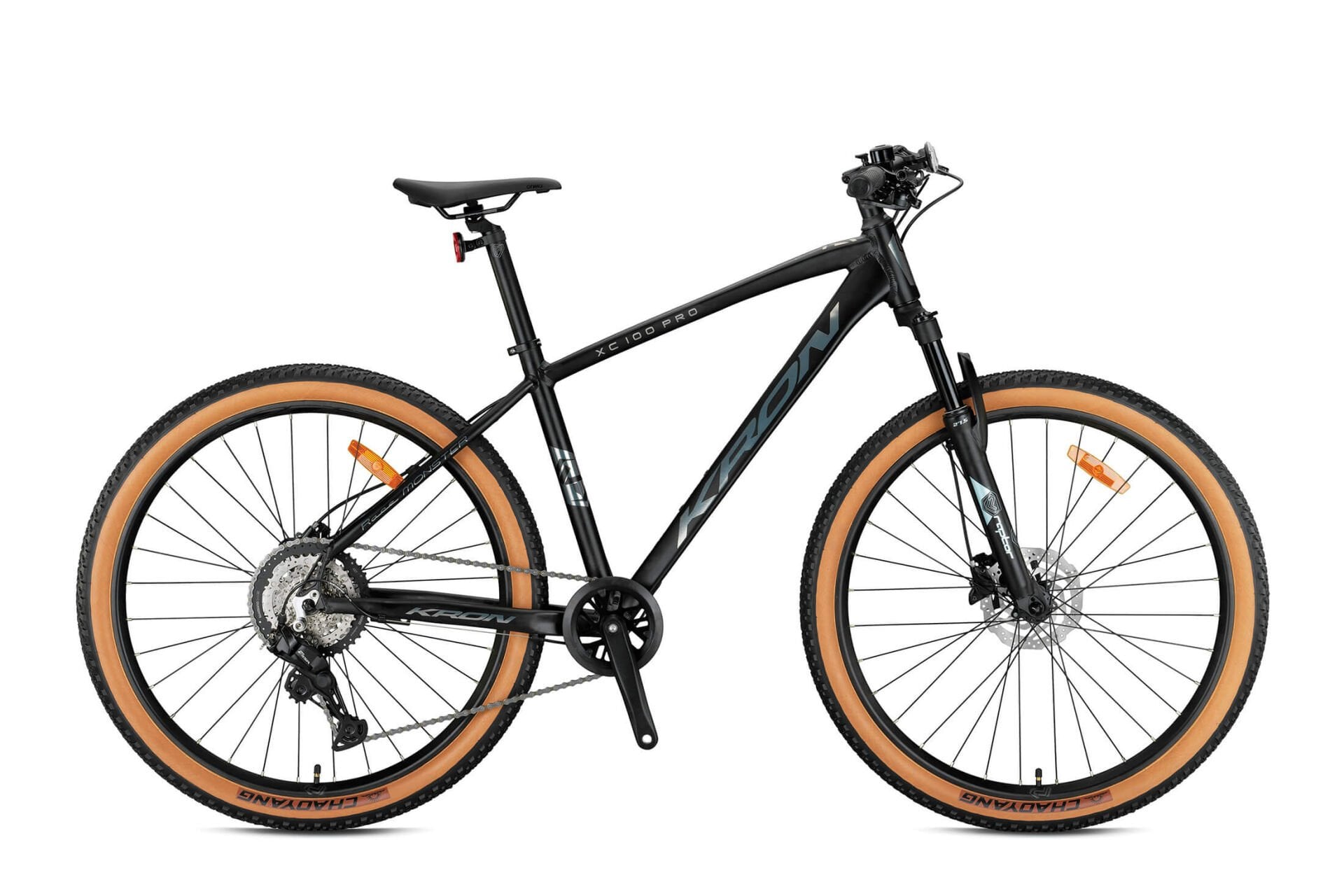 Kron XC 100 Pro 8 Vites Essa 27.5 Jant Dağ Bisikleti Mat Haki Siyah-Füme