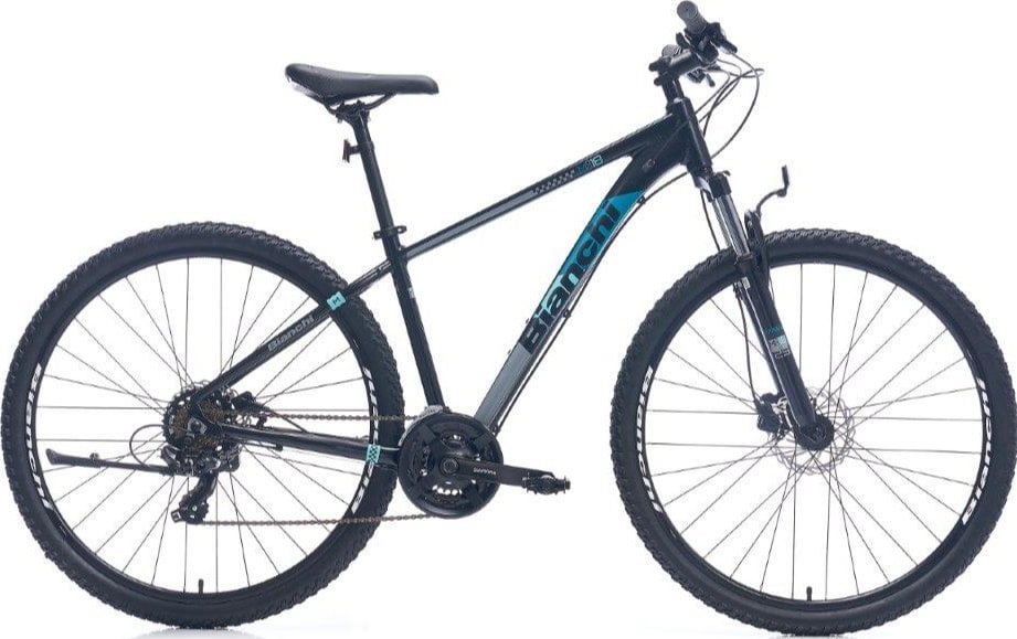 Bianchi M0018 Hidrolik Fren 21 Vites 29 Jant Dağ Bisikleti Siyah-Turkuaz 43 cm