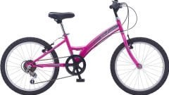 Salcano Fantasia 20 Jant Kız Çocuk Bisikleti Koyu Mor-Beyaz