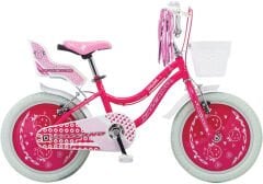 Salcano Muki 16 Jant Çocuk Bisikleti Pembe-Beyaz