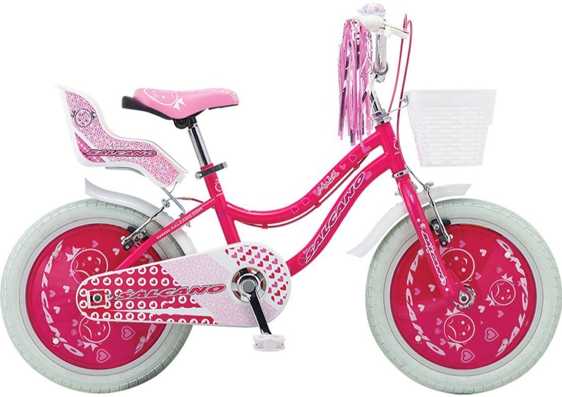 Salcano Muki 20 Jant Çocuk Bisikleti Beyaz-Pembe