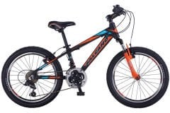 Salcano NG750 20 Jant Erkek Çocuk Bisikleti Mat Siyah-Turuncu/Turkuaz