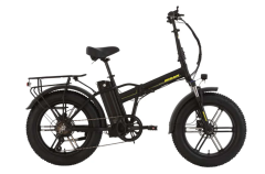 Bisan E-Folding F4 Katlanır Elektrikli Bisiklet Siyah-Sarı
