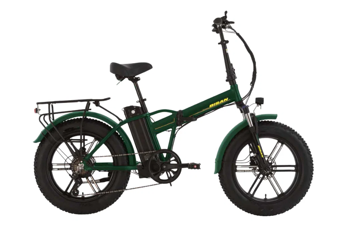 Bisan E-Folding F3 Katlanır Elektrikli Bisiklet Metalik Gri