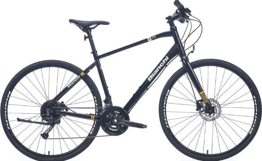 Bianchi T0011x2 Hidrolik Fren 18 Vites Şehir Bisikleti Siyah-Celeste 46 Cm