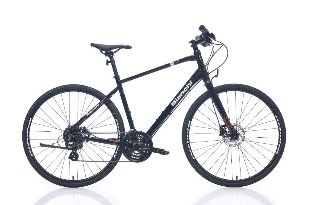Bianchi T0010x2 Hidrolik Fren 16 Vites Şehir Bisikleti Siyah-Turuncu 50 cm