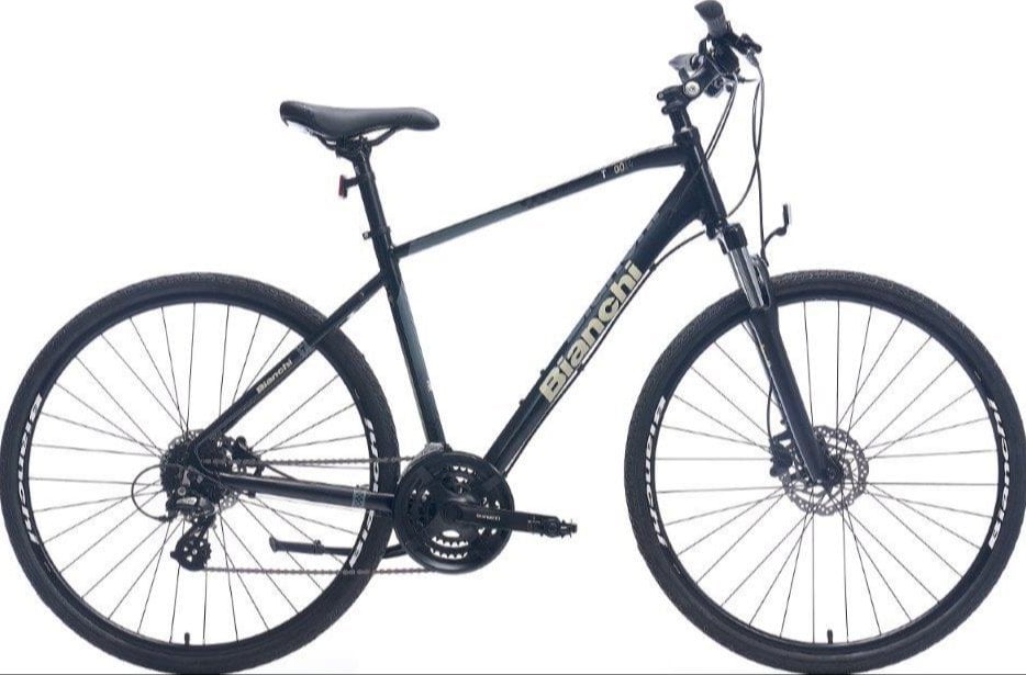 Bianchi T0014Fs Hidrolik Fren 24 Vites Şehir Bisikleti Siyah-Krem 54 cm